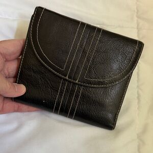 Buxton Brown Leather Wallet